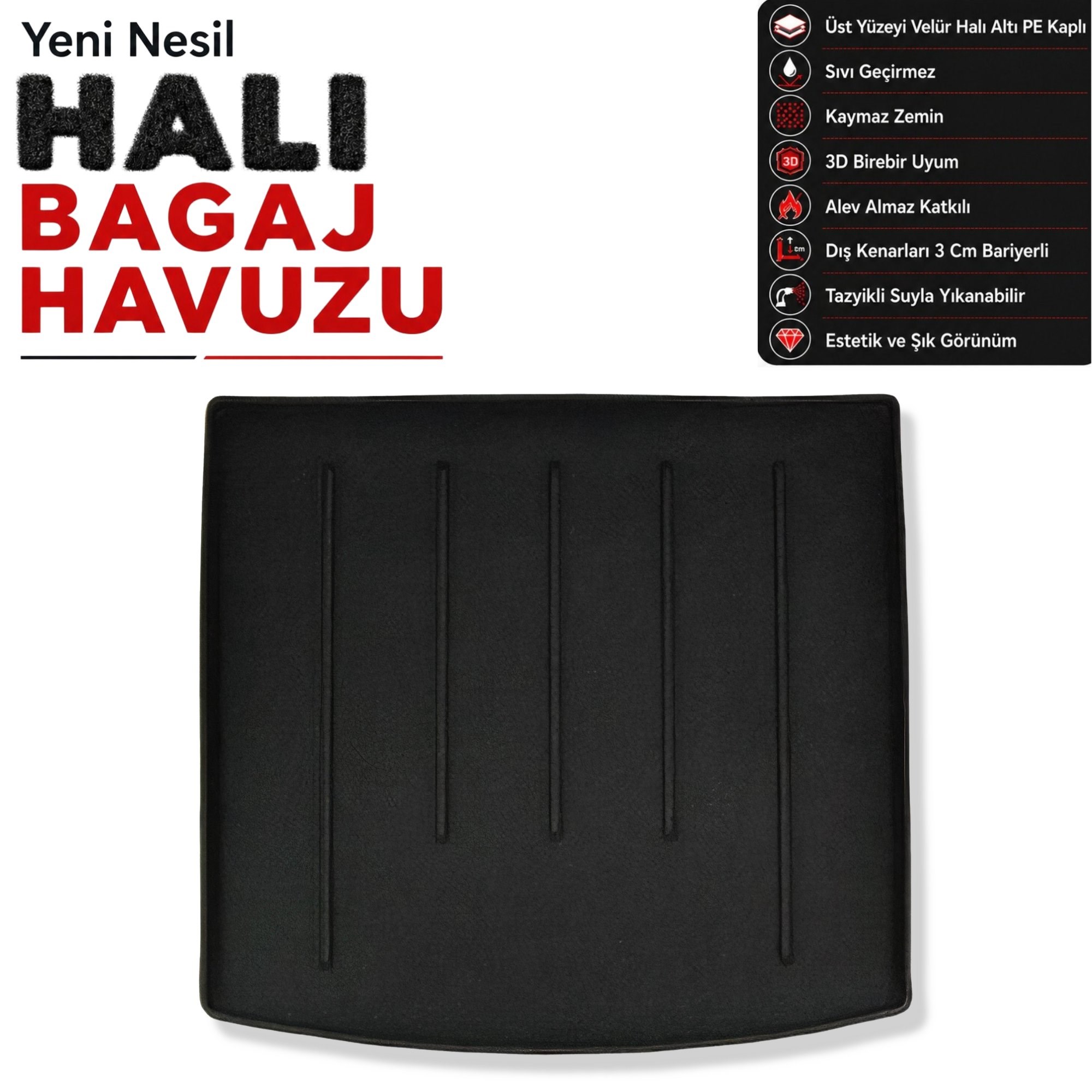 BMW 2 Gran Tourer Halı Bagaj Havuzu F46 (2015 Sonrası)