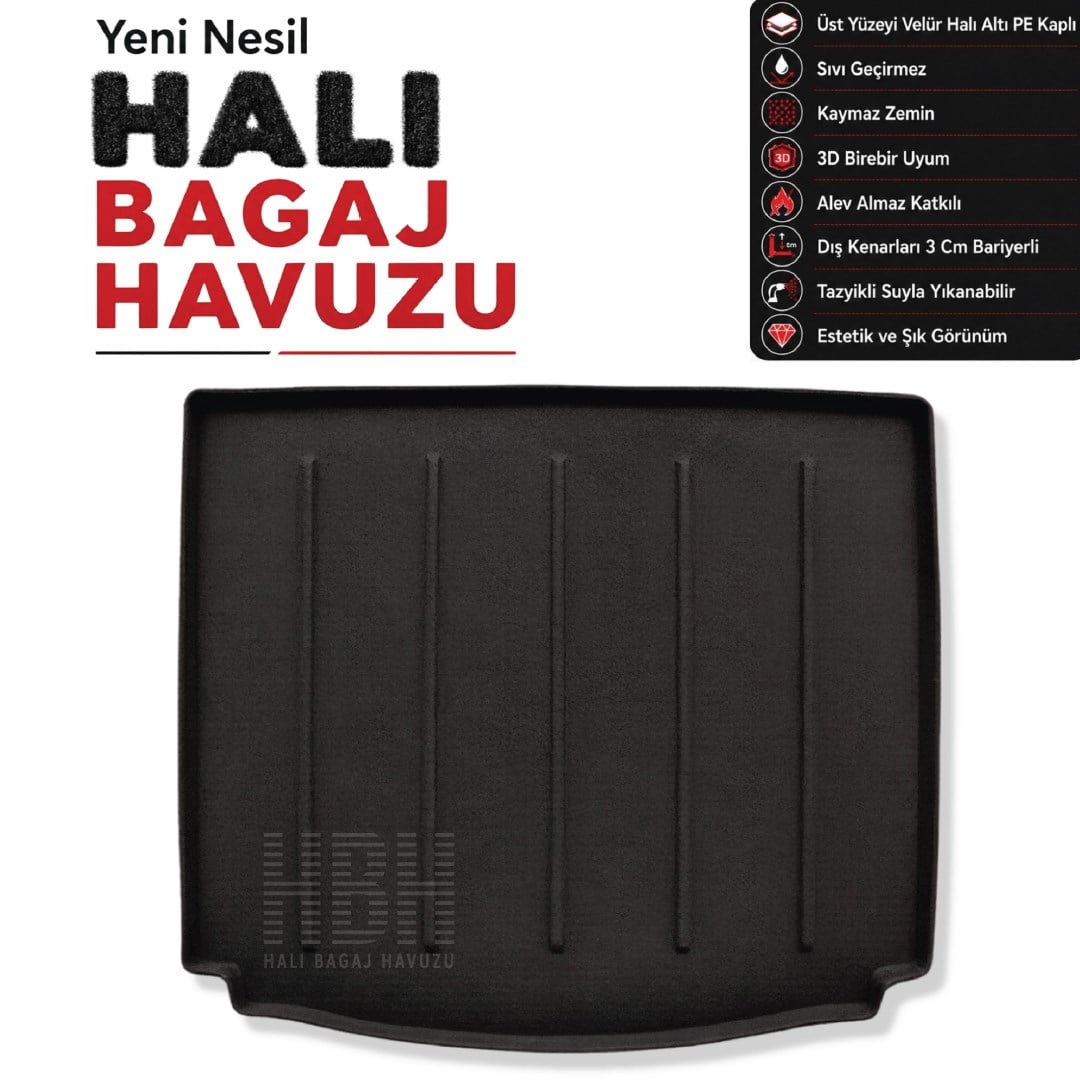 Mercedes A Serisi W177 Sedan Halı Bagaj Havuzu (2019 Sonrası)