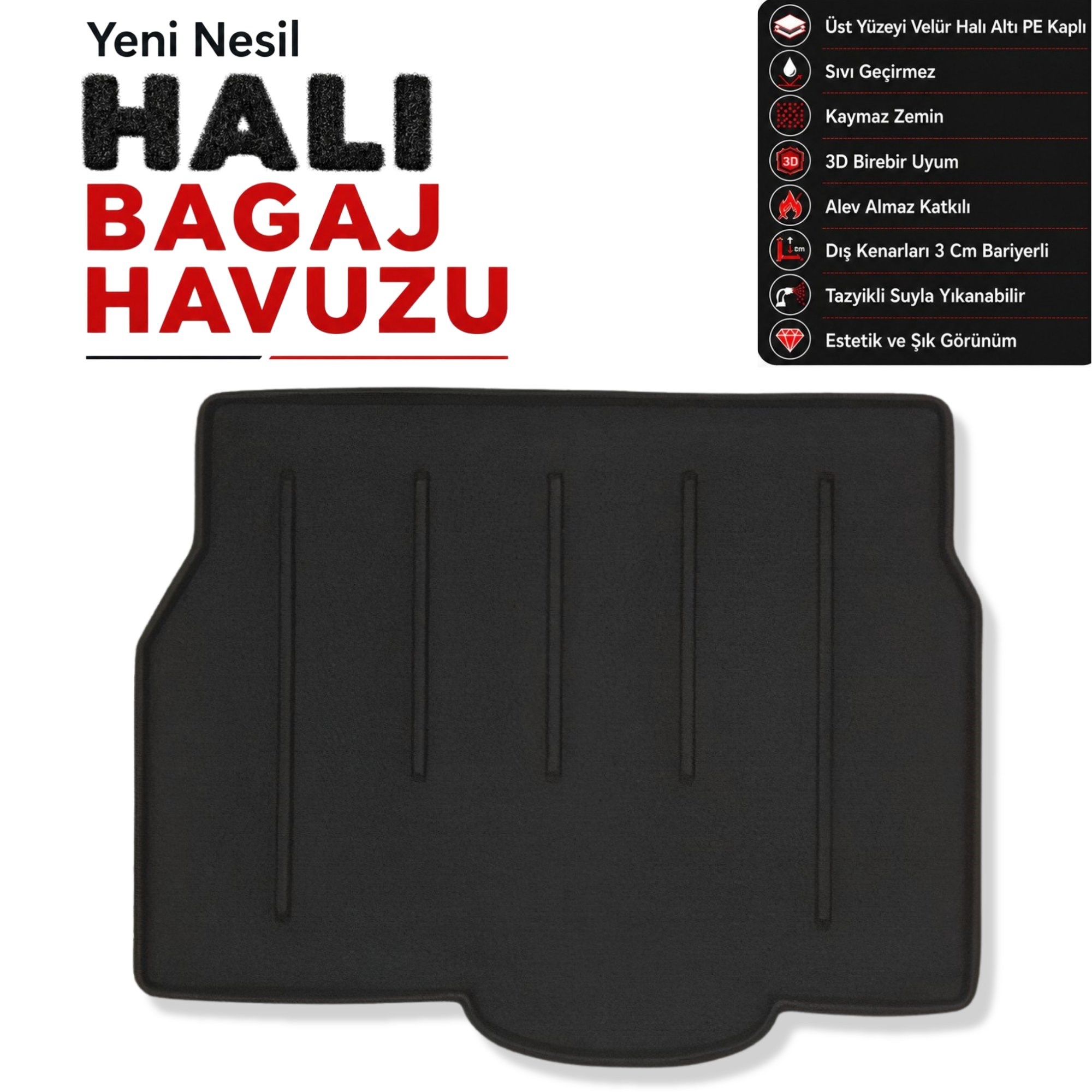 Opel Astra H Sedan ve HB Uyumlu Motor Kaput Izolatörü (2004-2012 Arası)