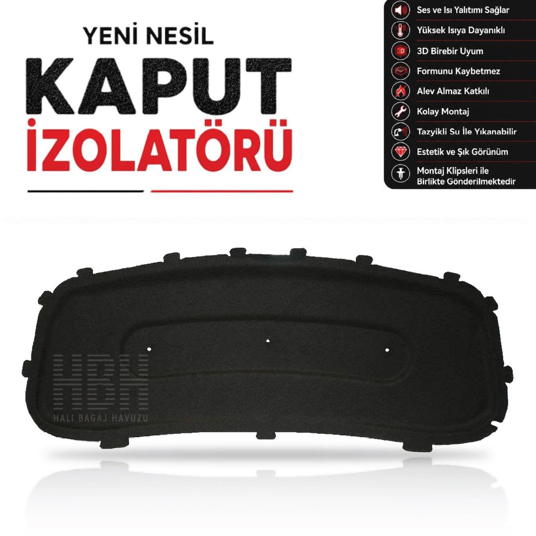 Opel Corsa 5 Kapı (Alt Raf) Halı Bagaj Havuzu (2015-2020 Arası)