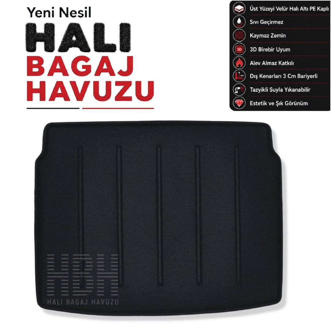 Toyota Yaris Cross (Üst Raf ) Halı Bagaj Havuzu (2022 Sonrası)