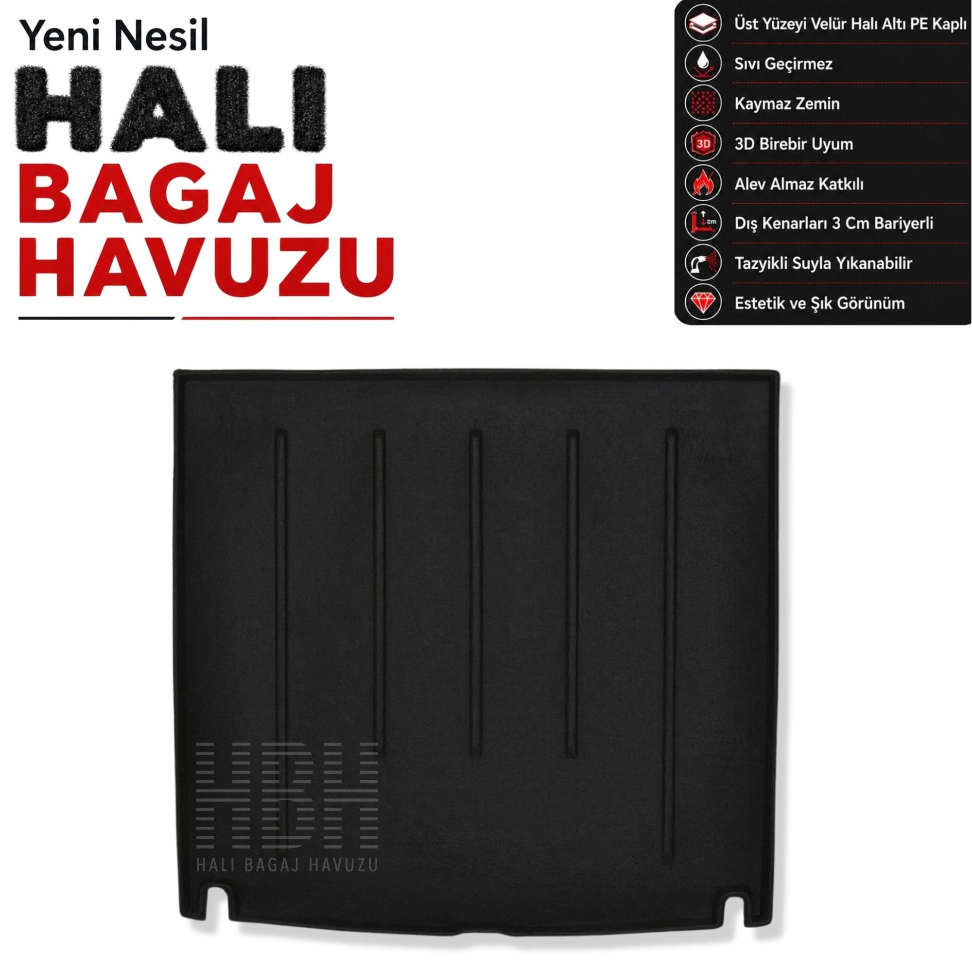 Dacia Duster Halı Bagaj Havuzu (2010-2013 arası)