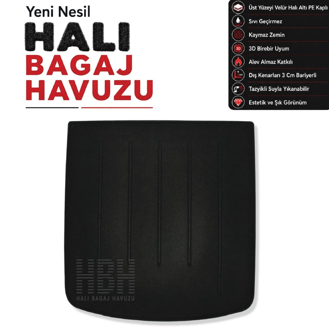 Opel Astra J Sedan Halı Bagaj Havuzu (2013 - 2019 Arası)