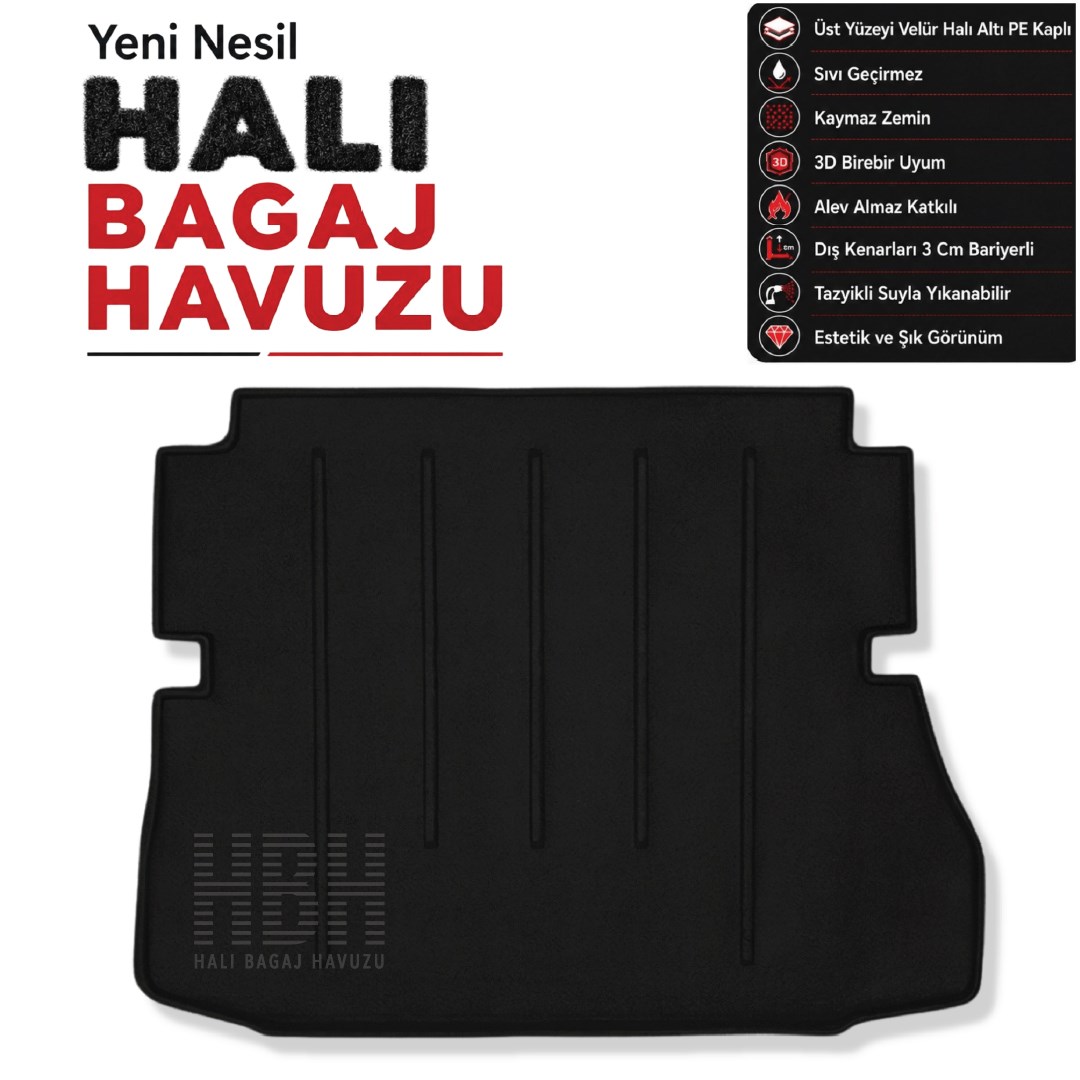 Renault Grand Scenic III Halı Bagaj Havuzu (2010-2016 Arası)