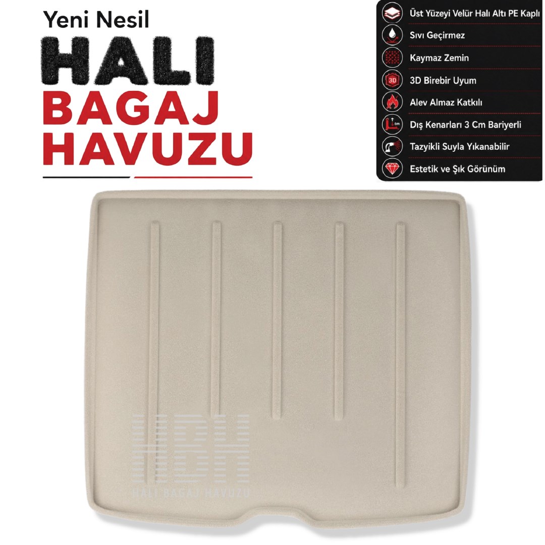 Volvo XC40 Recharge Halı Bagaj Havuzu (2023 ve Sonrası)