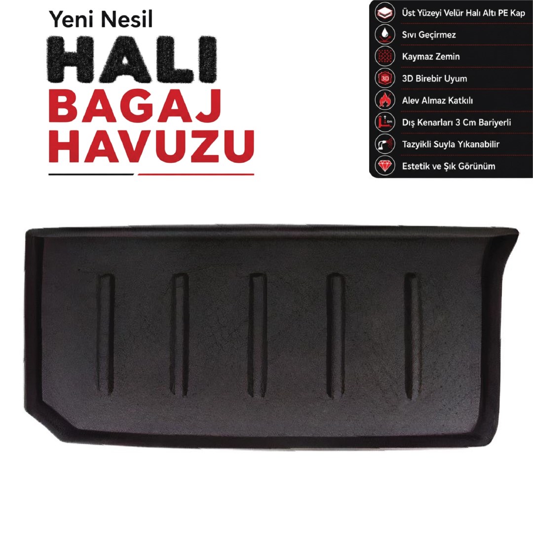 Mercedes Smart Fortwo Halı Bagaj Havuzu (2014-2019 Arası) (C453)