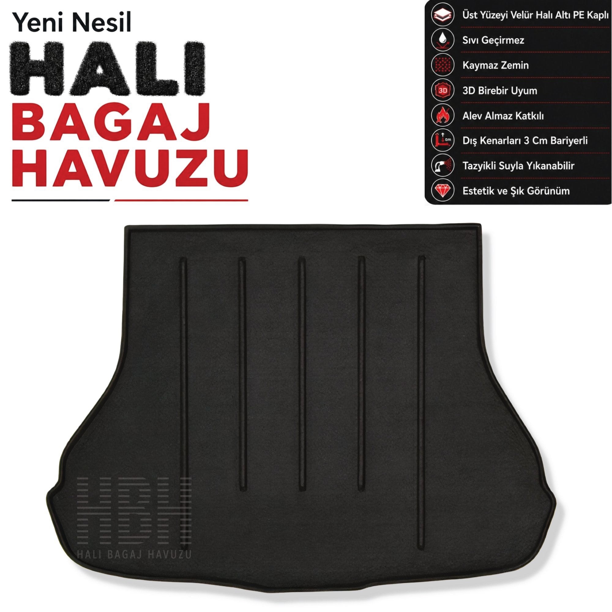 Hyundai Elantra Halı Bagaj Havuzu (2011-2016 Arası)