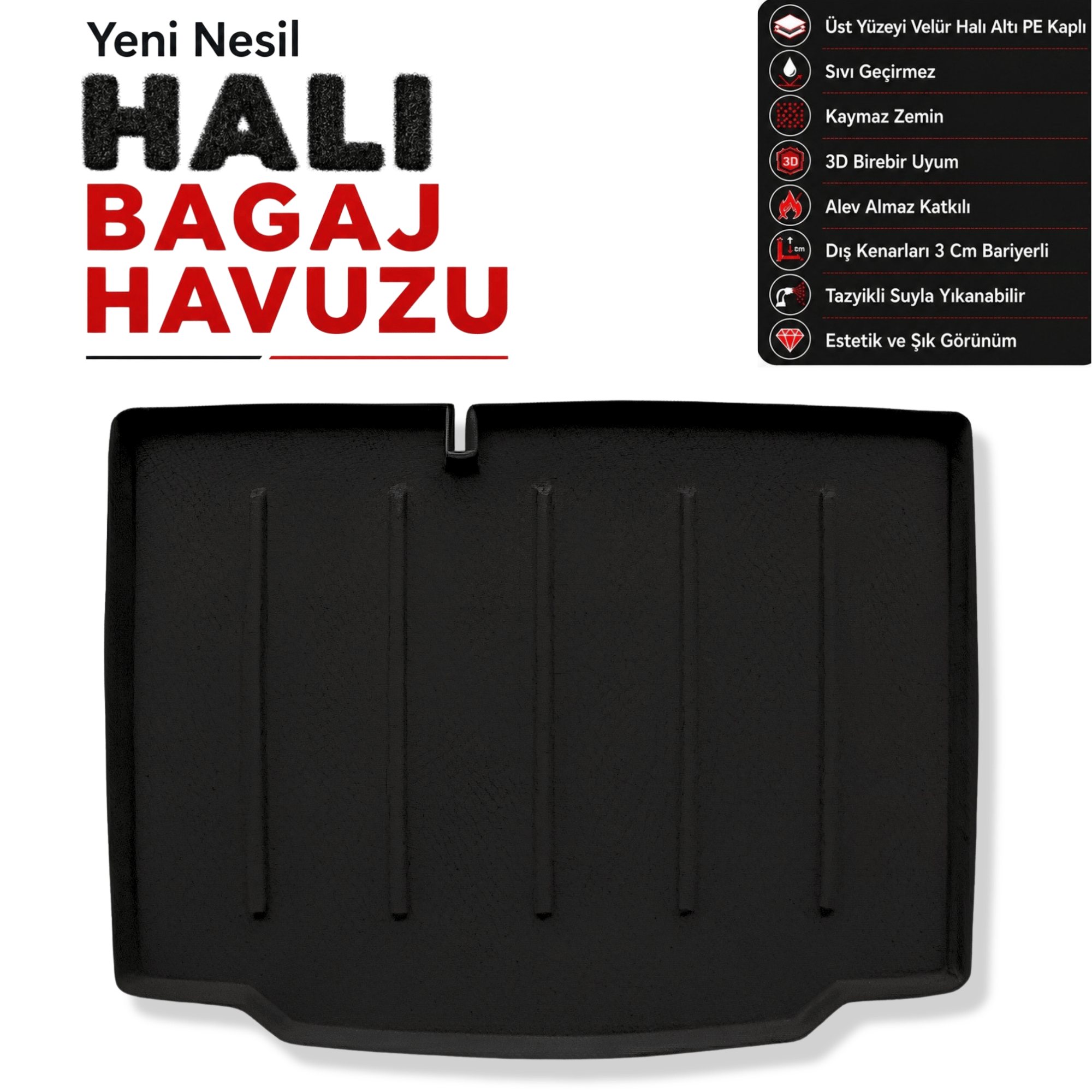 Renault Clio HB Halı Bagaj Havuzu (2026 ve Sonrası)