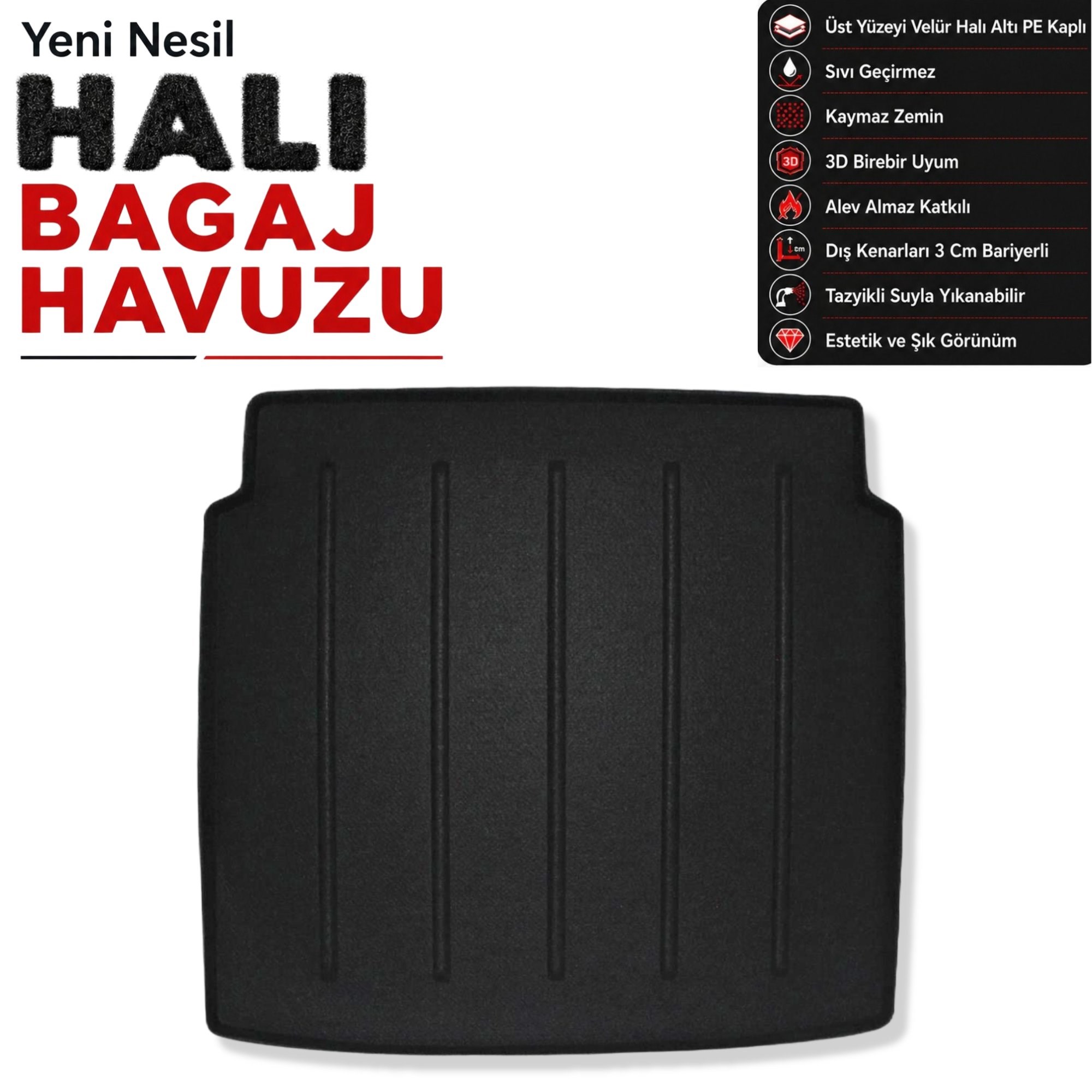 JAECOO 4x2 Halı Bagaj Havuzu (2024 ve Sonrası)