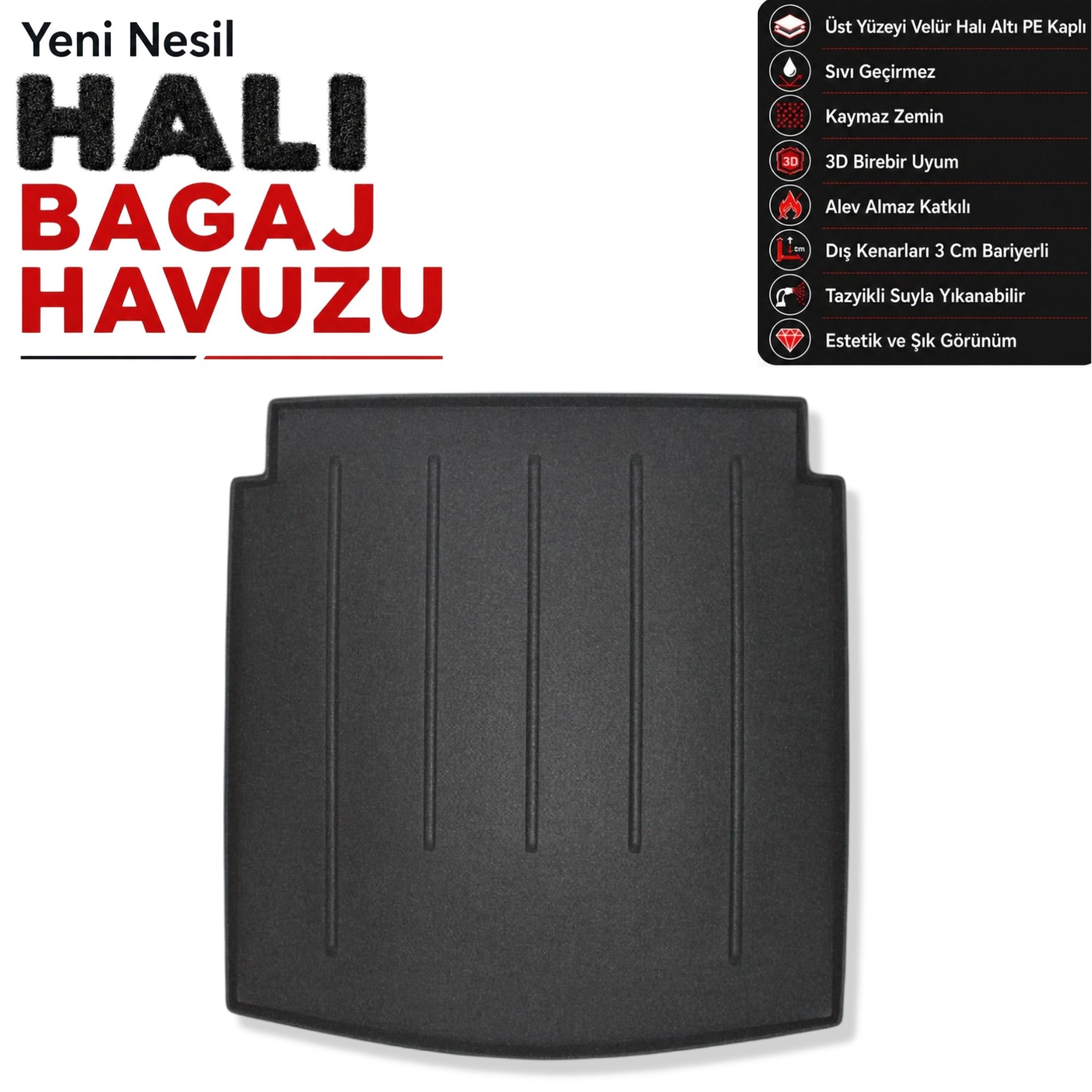 Audi A4 Halı Bagaj Havuzu (2008 - 2015 Arası)