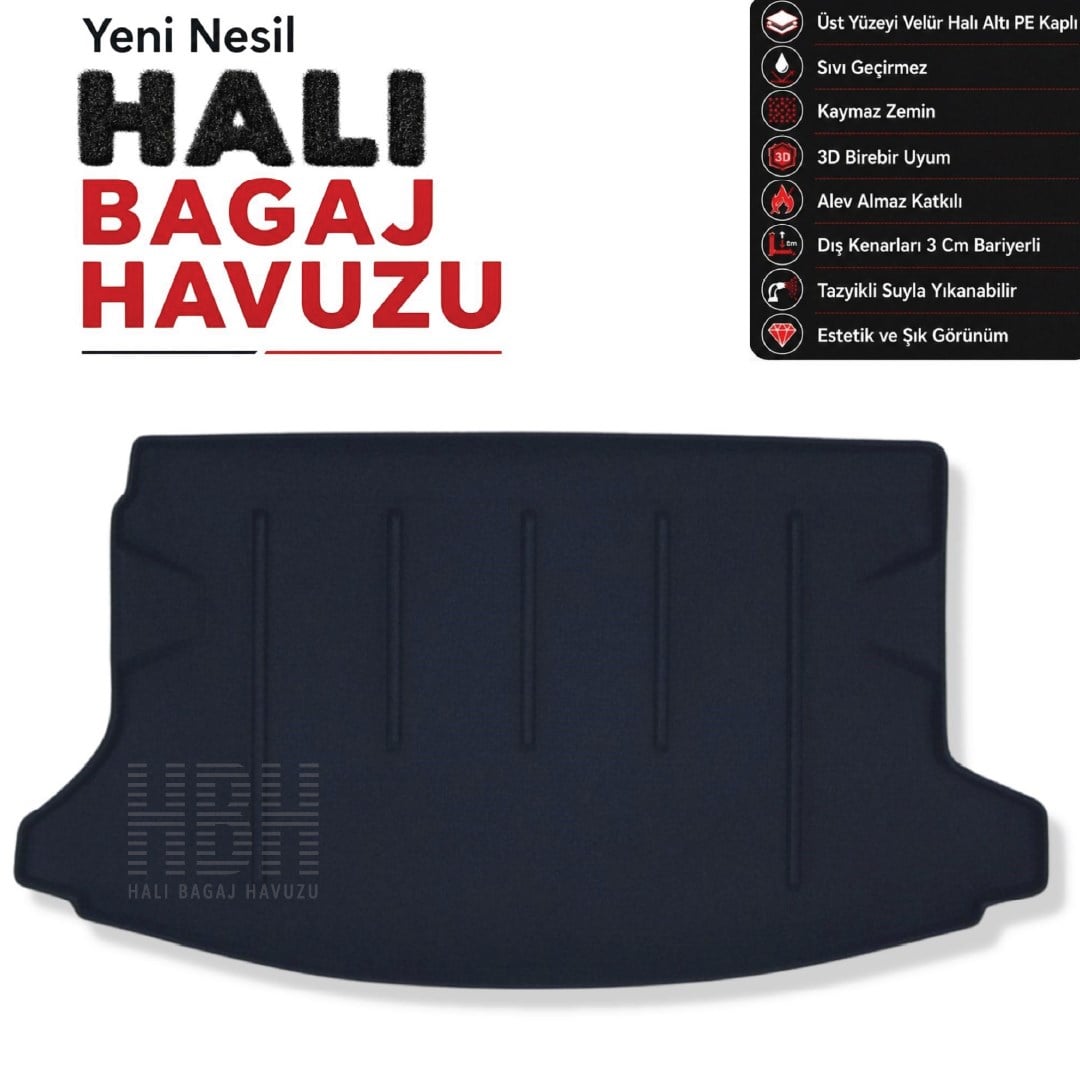 Subaru XV II.Nesil Halı Bagaj Havuzu (2017-2023 Arası)