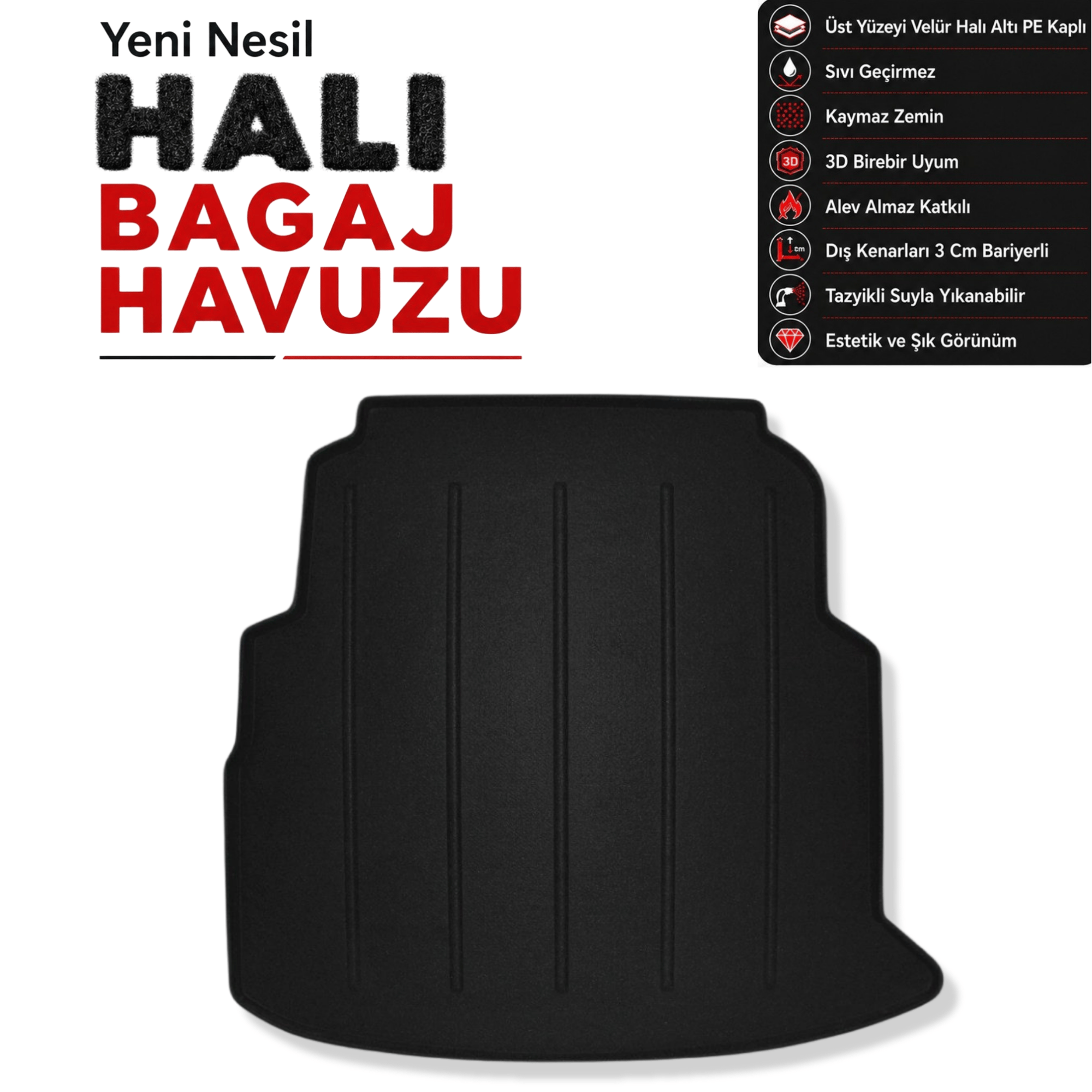 Mercedes E Serisi (180) Halı Bagaj Havuzu (2023 Sonrası) W214