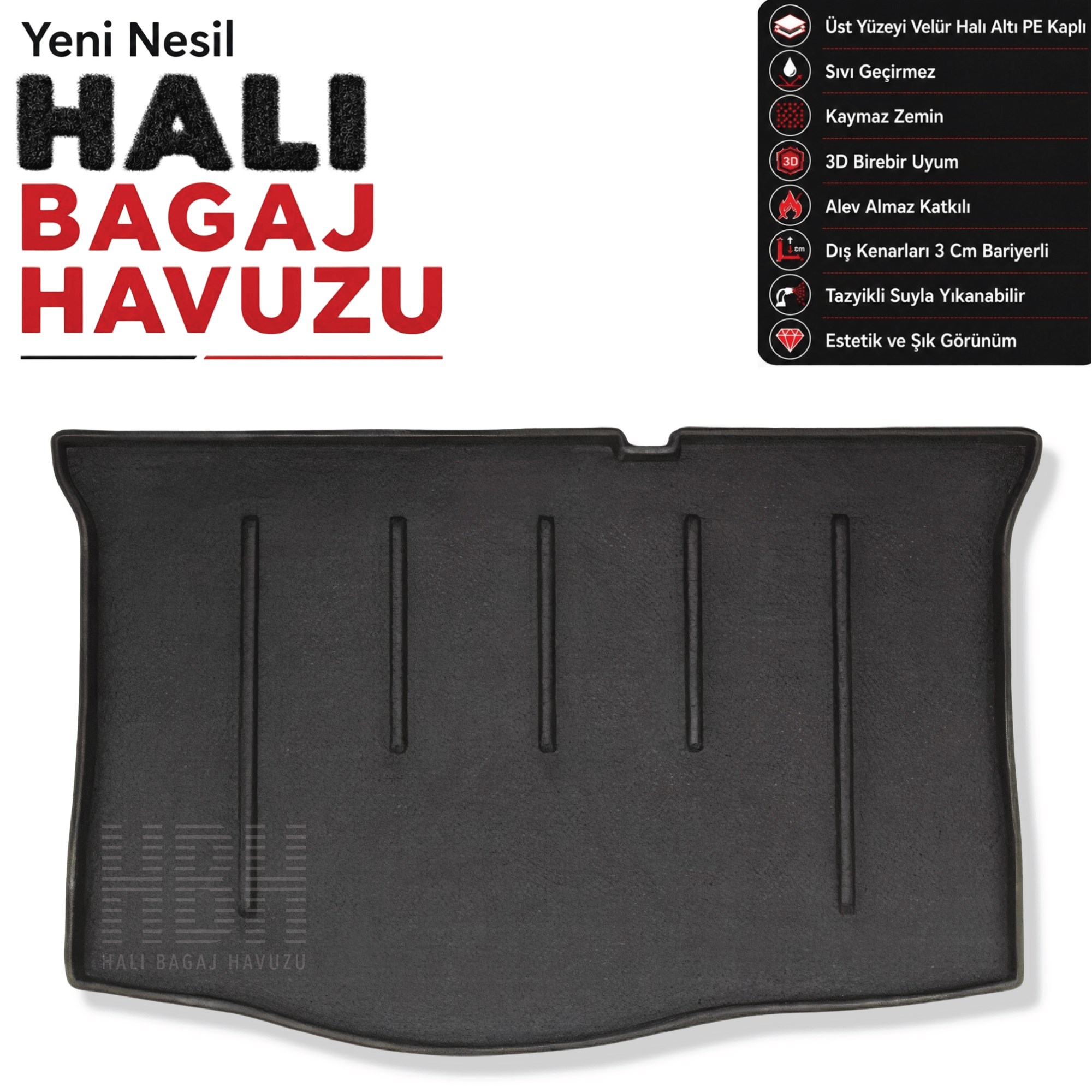 Hyundai i20 Halı Bagaj Havuzu (2014-2020 Arası)