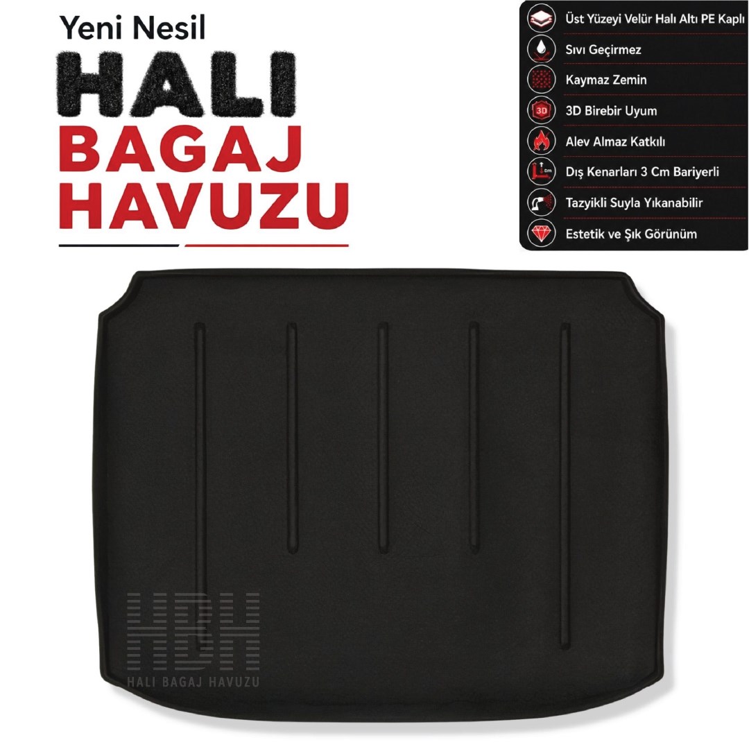 Peugeot 308 Halı Bagaj Havuzu (2007-2013 Arası)