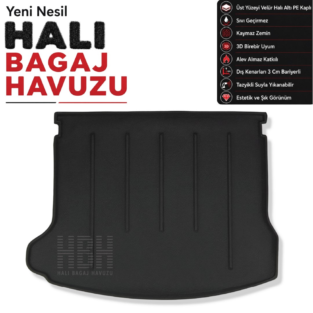 Mazda 3 HB Halı Bagaj Havuzu (2013-2018 Arası)