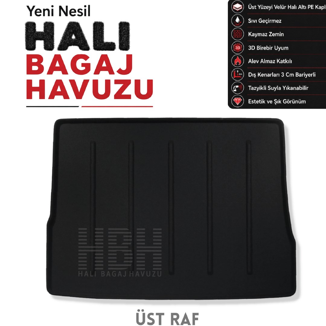 Volkswagen T-Roc Halı Bagaj Havuzu (2026 ve Sonrası)
