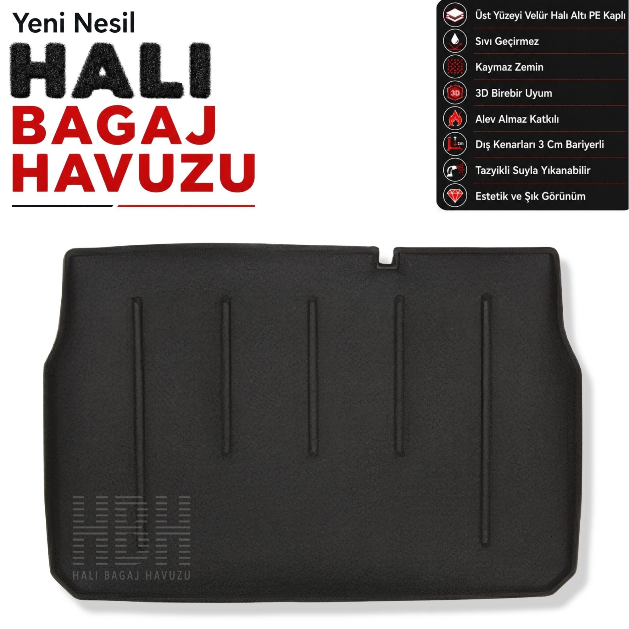 Citroen C3 Halı Bagaj Havuzu (2016-2024 Arası)