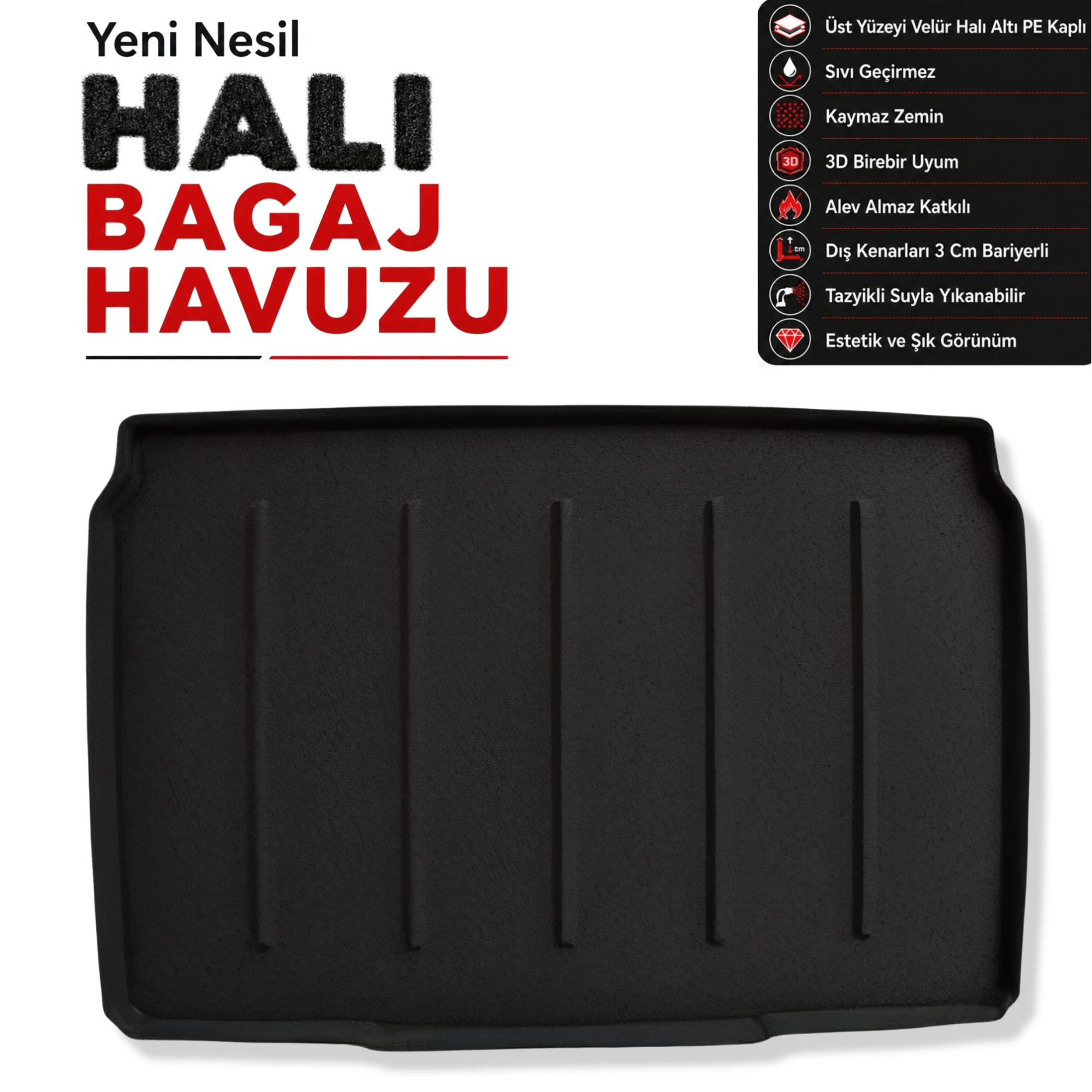 Opel Corsa Halı Bagaj Havuzu (2020 Sonrası)