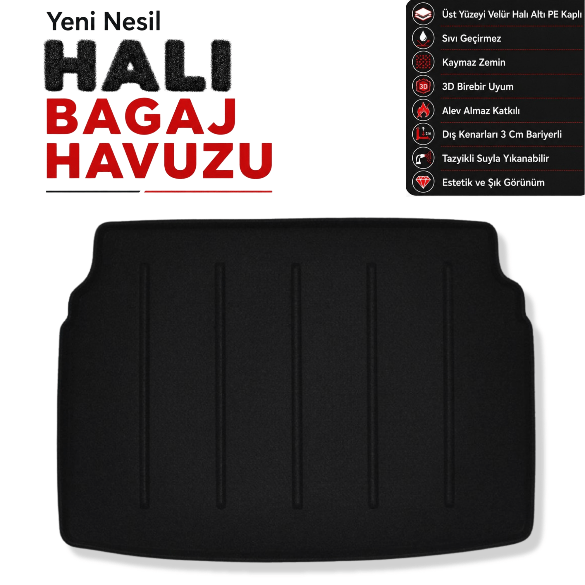 Opel Astra HB Halı Bagaj Havuzu (2022 Sonrası)