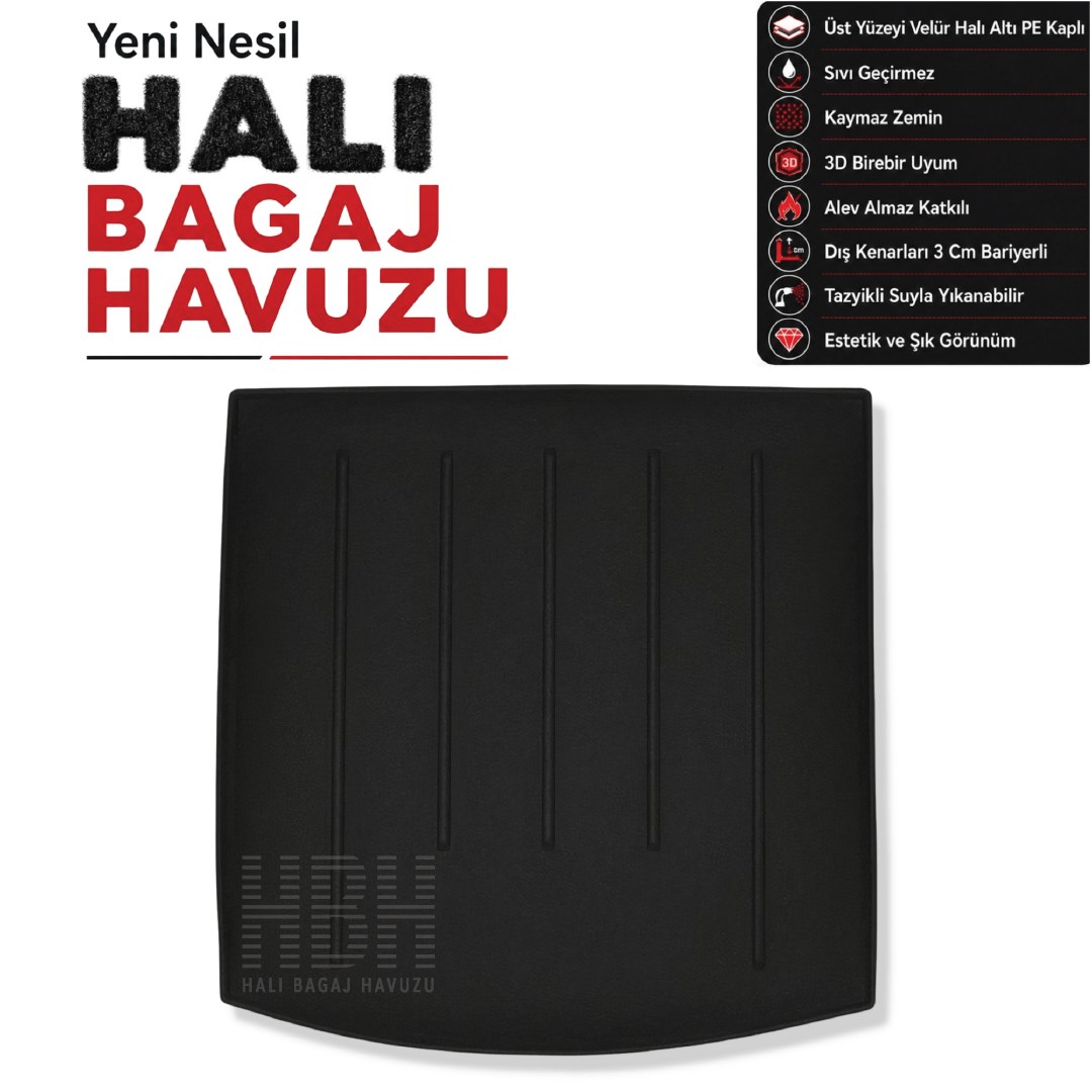 Seat Leon ST Üst Raf Halı Bagaj Havuzu (2014-2021 Arası)