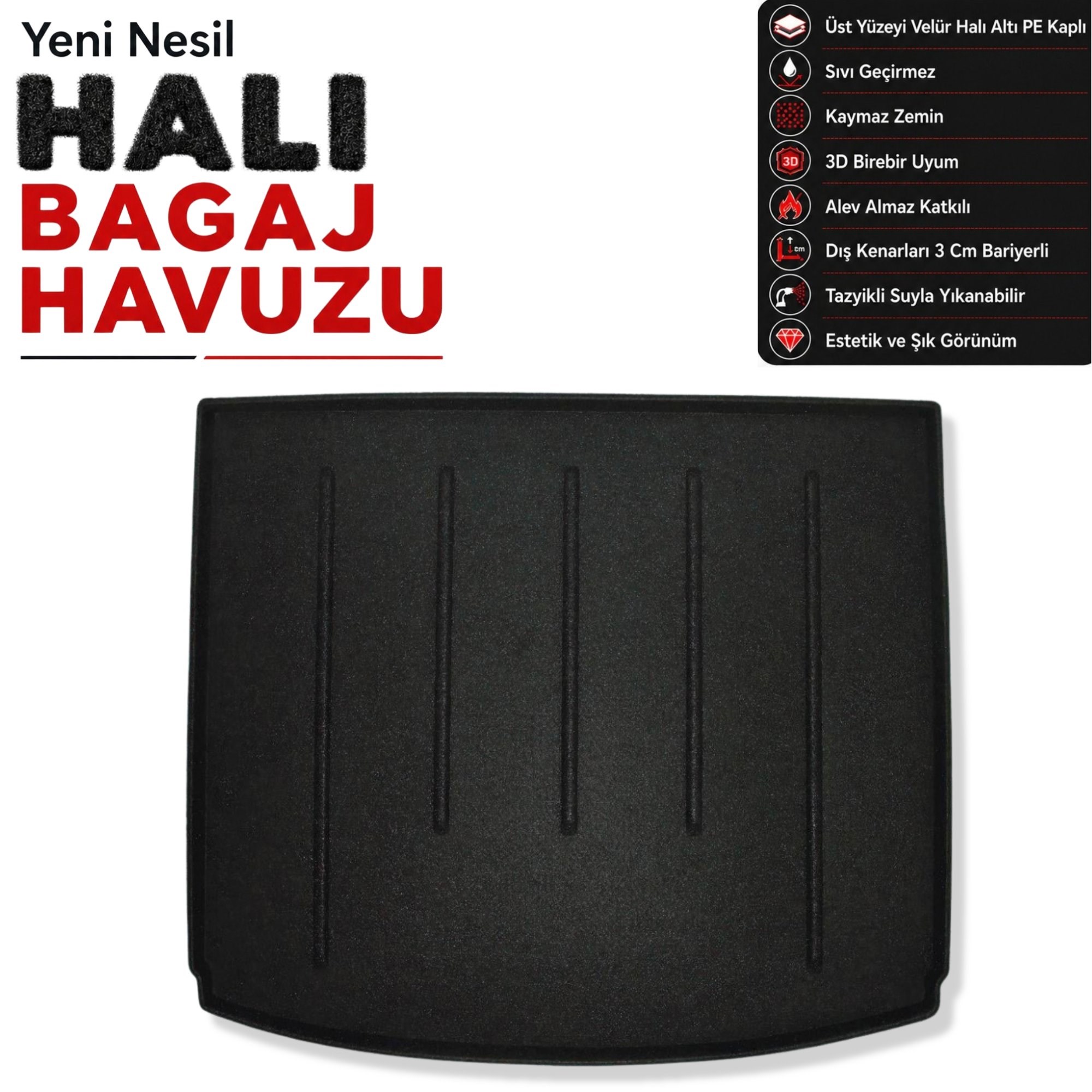 Land Rover Freelander 2 Halı Bagaj Havuzu (2007-2013 Arası)