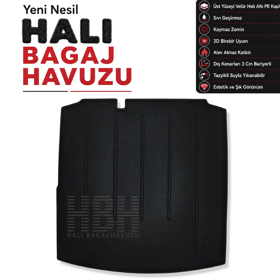 Vw Jetta Comfortline Halı Bagaj Havuzu (2011-2020 Arası)
