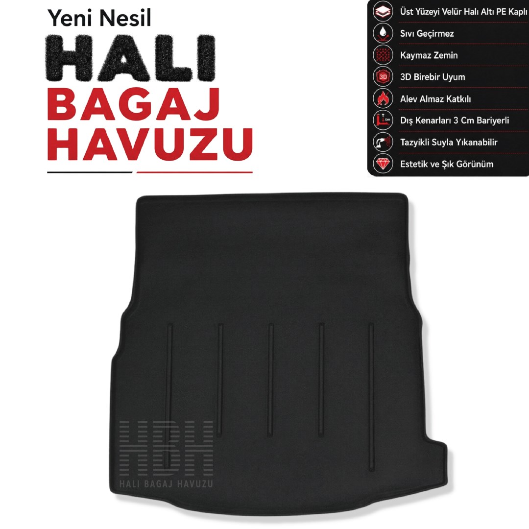 Mercedes E Serisi W213 Halı Bagaj Havuzu (2016-2023 Arası)