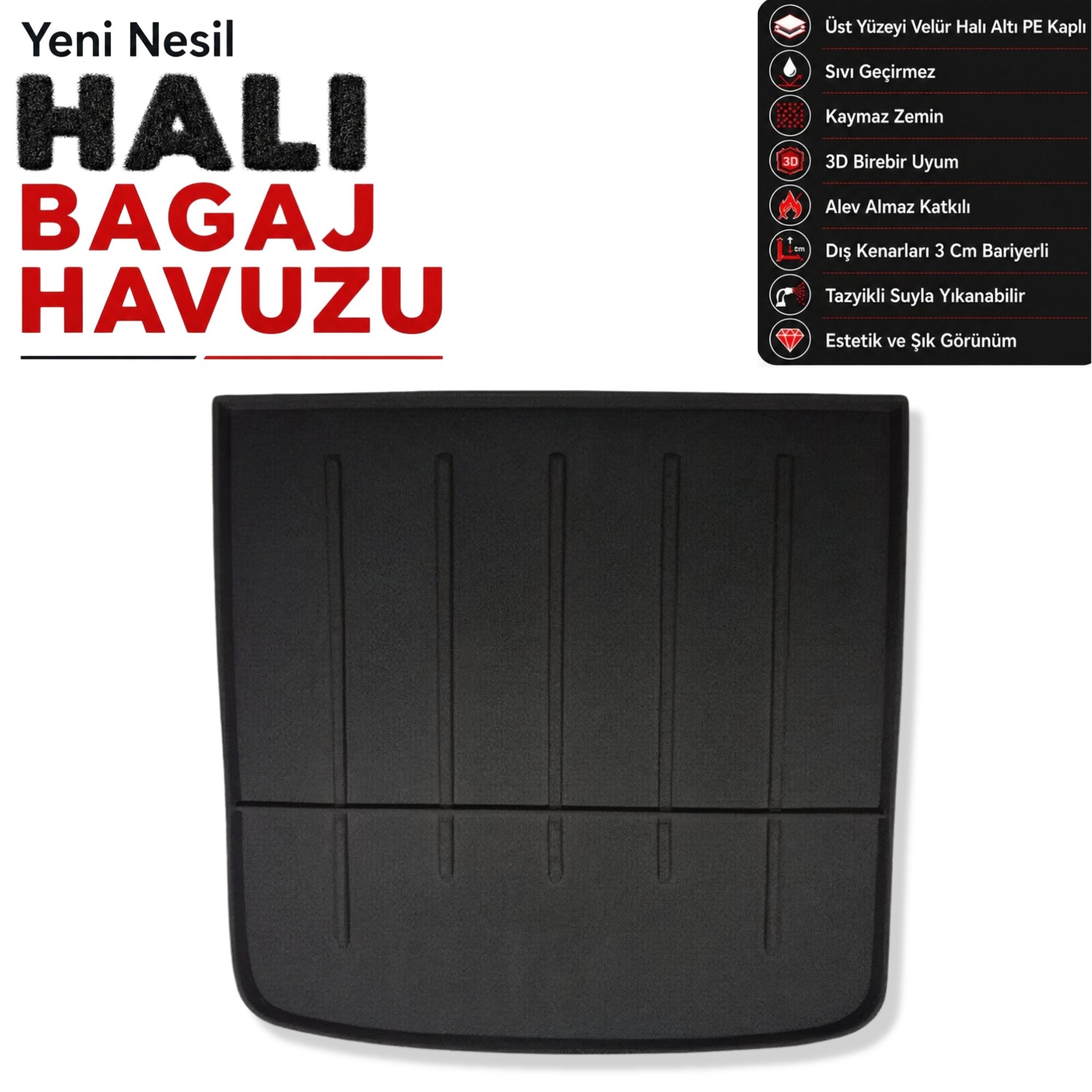 Fiat Freemont Halı Bagaj Havuzu (2011-2016 Arası)