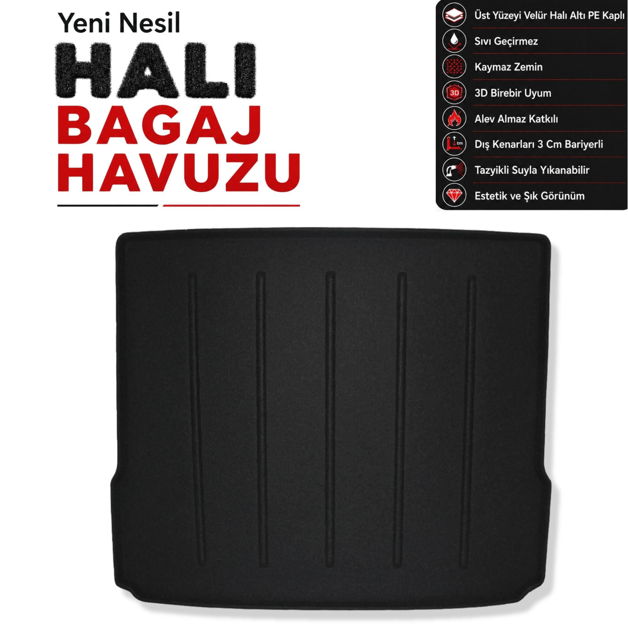Mercedes EQB Hali Bagaj Havuzu (2023 Sonrası) (H247)