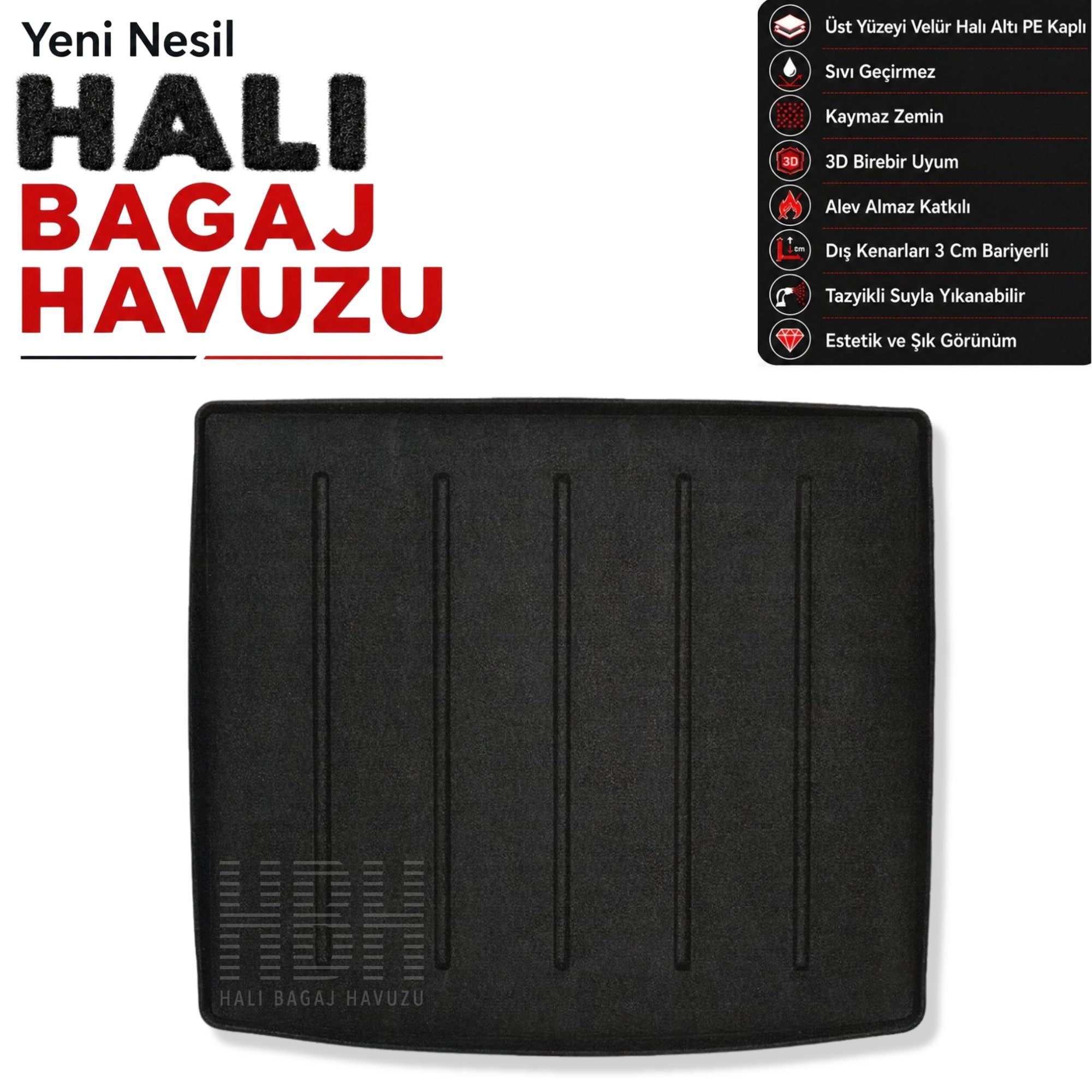 Audi Q3 Halı Bagaj Havuzu (2021 Sonrası)