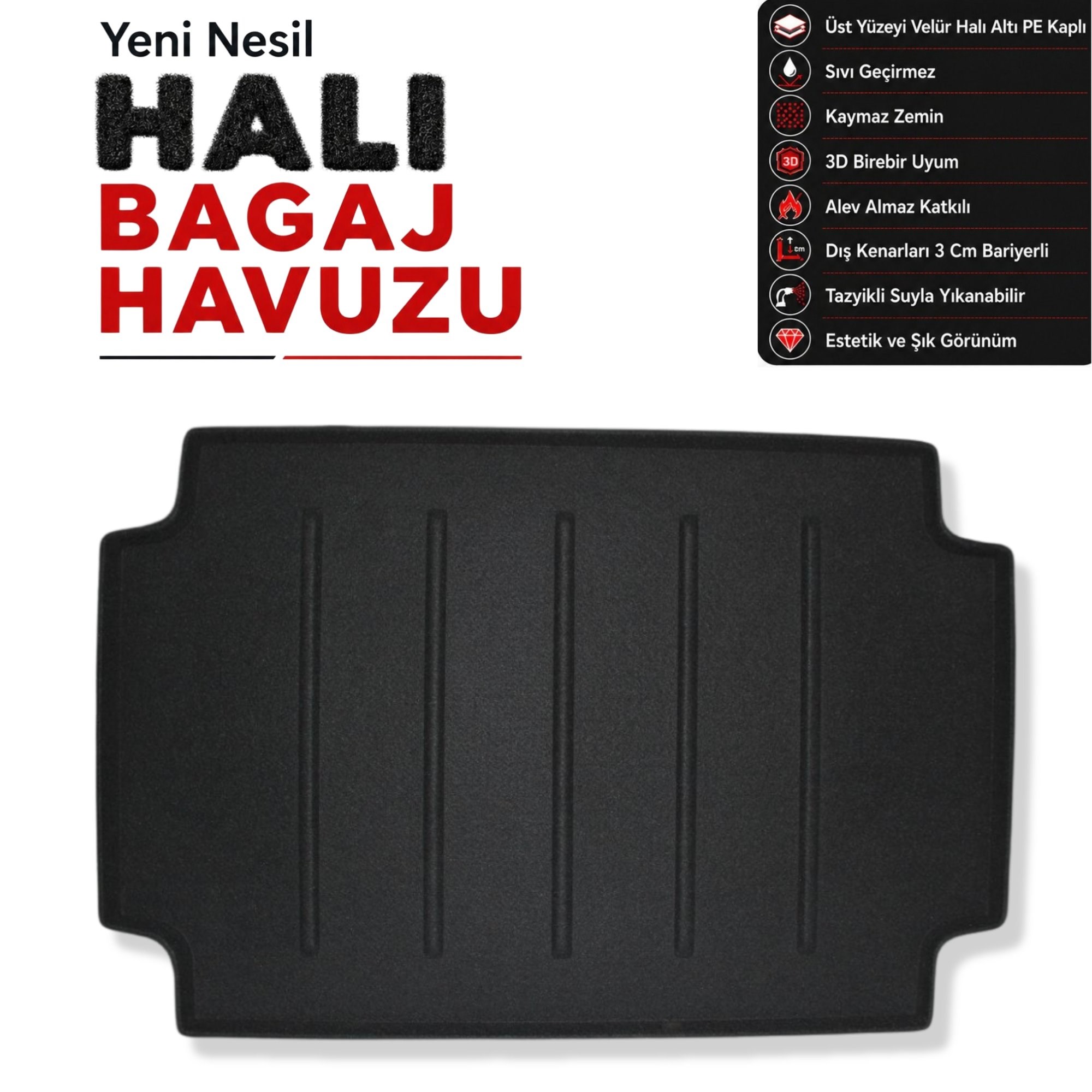 Mercedes G serisi Halı Bagaj Havuzu (2018 ve Sonrası) (W463)