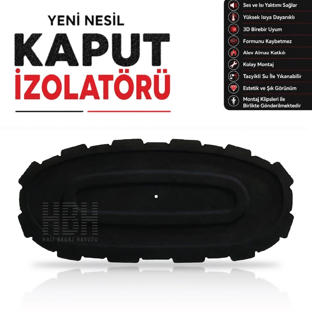 Seat ibiza Motor Kaput Altı izolatörü (2017 Sonrası)