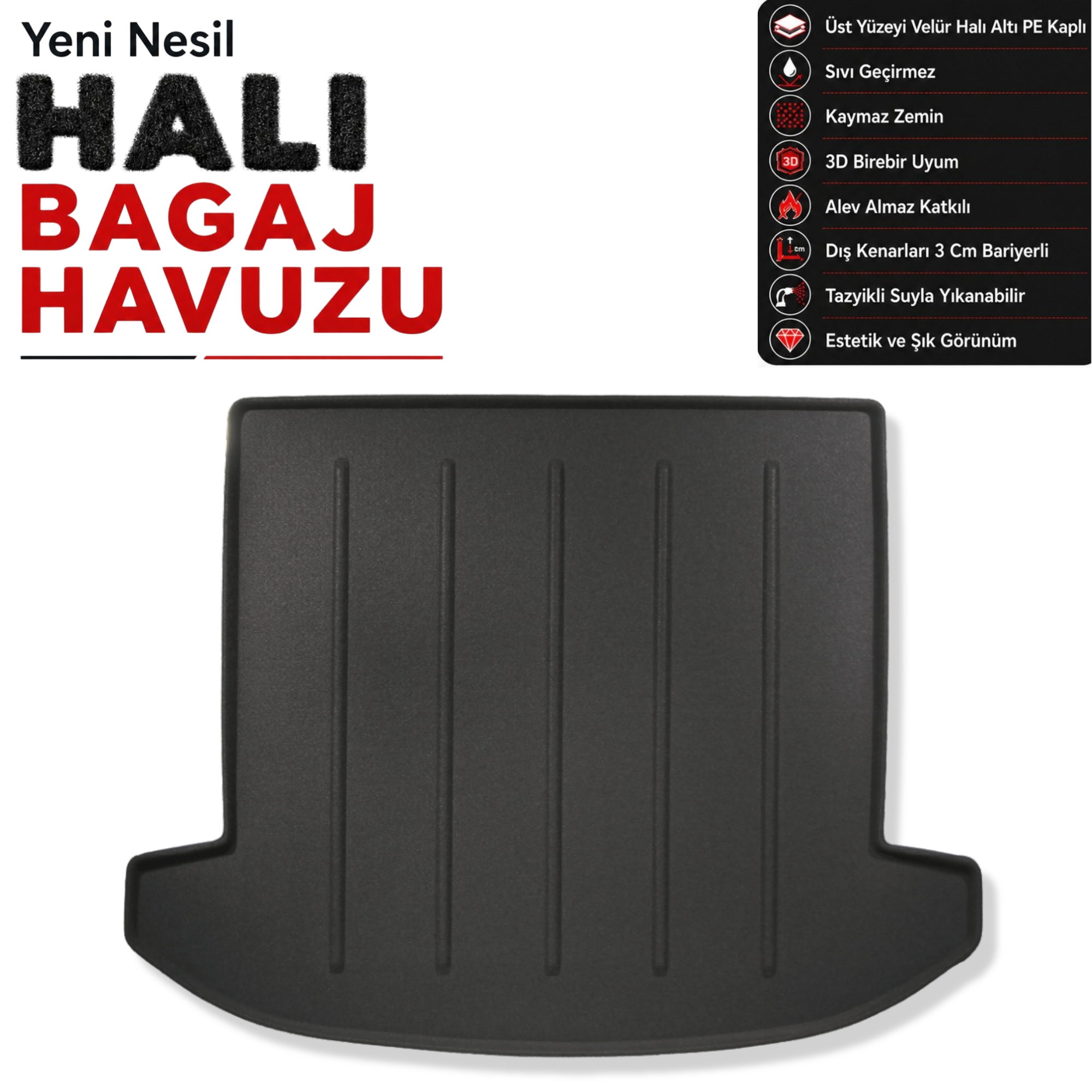 Chery Tiggo 8 2025 ve Sonrası Halı Bagaj Havuzu