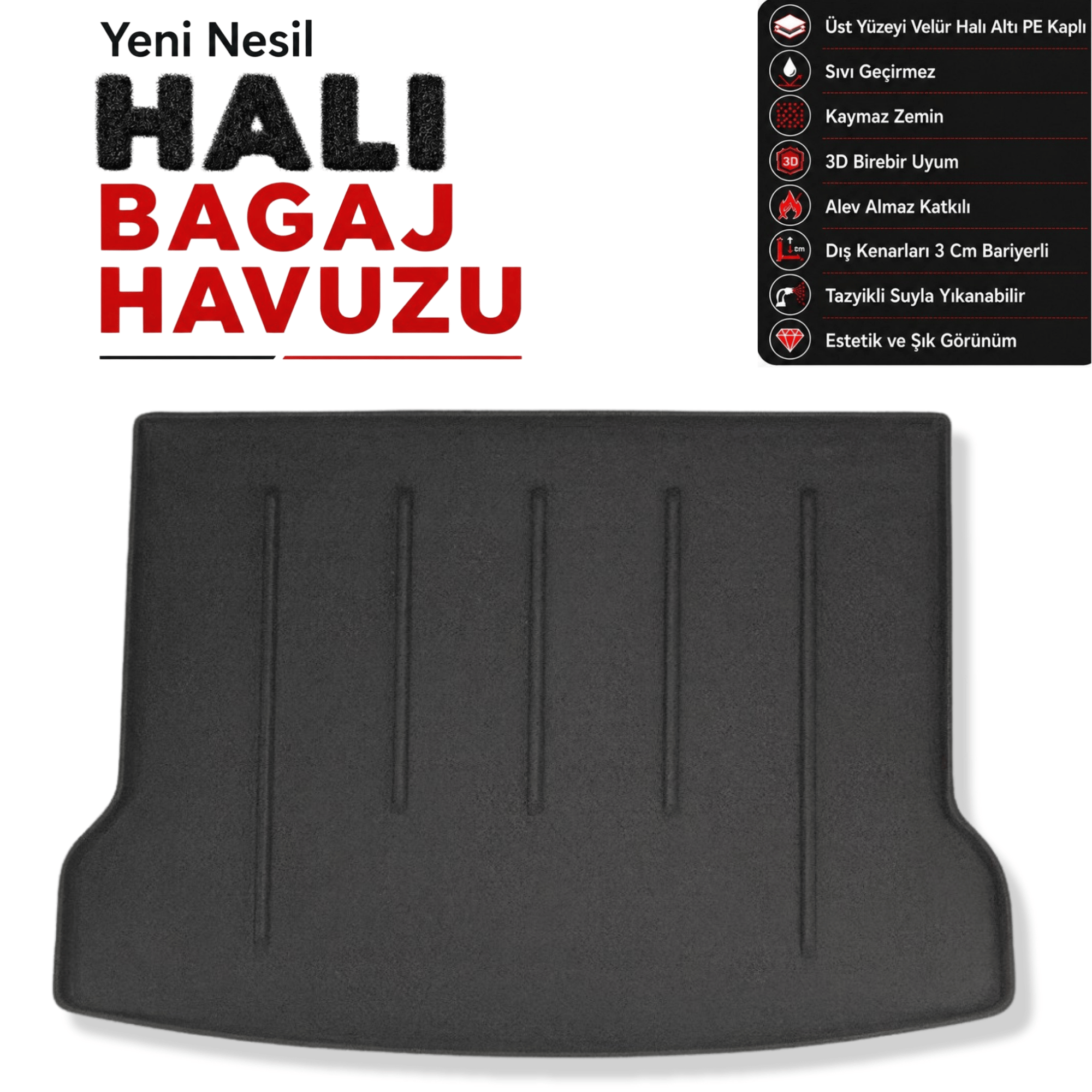 Mercedes GLA Halı Bagaj Havuzu (2014-2021 Arası) (X156)
