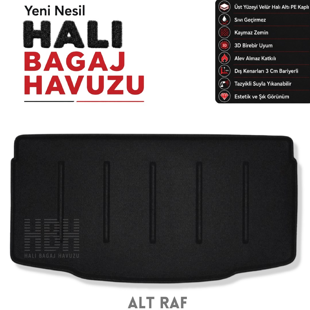 Seat ibiza Alt Raf Halı Bagaj Havuzu (2026 ve Sonrası)
