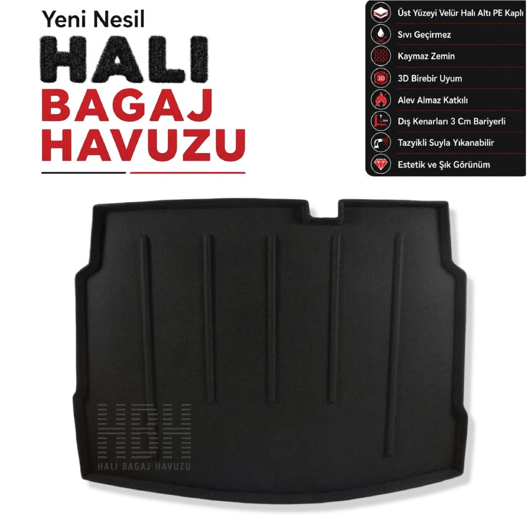 Nissan Qashqai J10 Halı Bagaj Havuzu (2007-2013 Arası)