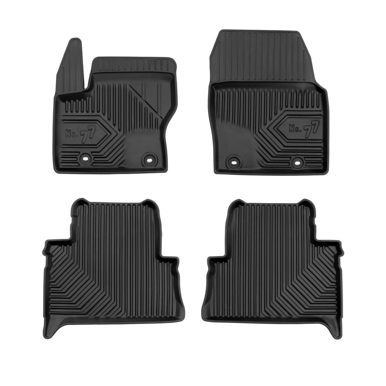 Ford C-Max II Minivan, Klips mesafesi 25,5cm 2010-2019 Arası Uyumulu Havuzlu Paspas