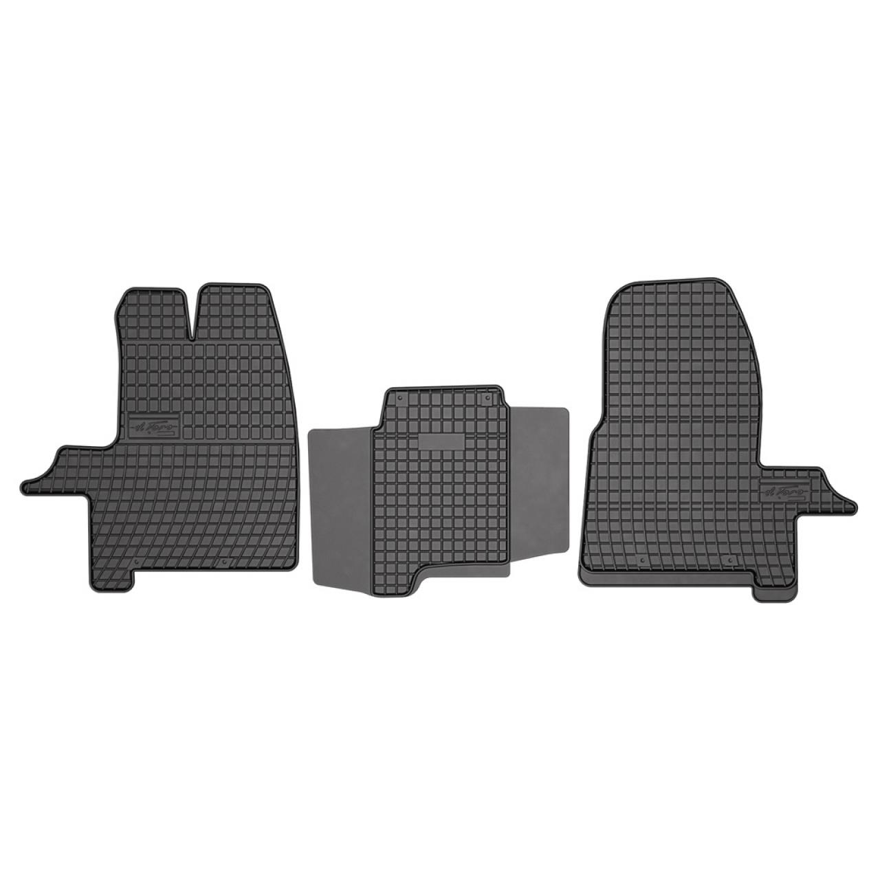 Ford Transit Custom Van, 2 koltuk, ön kabin 2012-2021 Arası Uyumulu Kauçuk Paspas