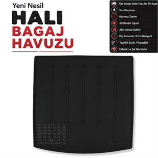 Skoda Kodiaq 7 Kişilik Halı Bagaj Havuzu (2016 ve Sonrası)