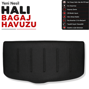 Hyundai i10 Halı Bagaj Havuzu (2020 Sonrası)