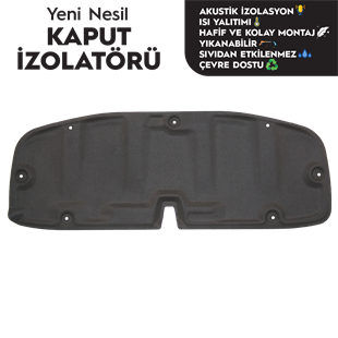 Toyota Corolla Kaput İzolatörü E140/E150 (2007-2013 Arası)