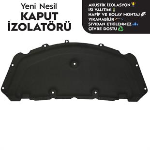 Opel Corsa D Motor Kaput Izolatörü (2007-2014) Arası
