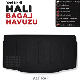 Seat ibiza Alt Raf Halı Bagaj Havuzu (2022-2025 Arası)