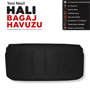 Mini Cooper 2 Kapı Elektrikli Halı Bagaj Havuzu