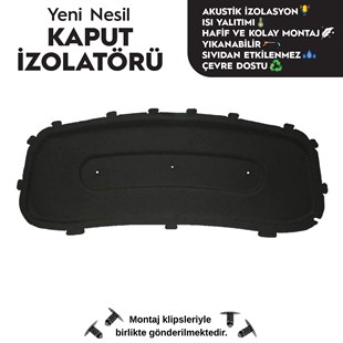 Opel Corsa E Motor Kaput Altı izolatörü (2015-2020 Arası)