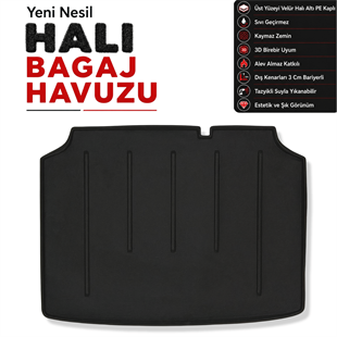 Peugeot 308 5 Kapı Halı Bagaj Havuzu (2014-2022 Arası)
