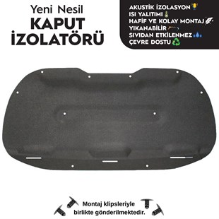Peugeot 301 Kaput Altı İzolatörü (2012-2016 Arası)