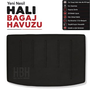 Renault Clio IV HB Halı Bagaj Havuzu (2013-2020 Arası)
