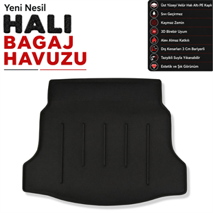 Honda Civic HB Halı Bagaj Havuzu (2017 Sonrası)