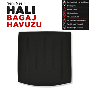 Seat Leon ST Üst Raf Halı Bagaj Havuzu (2014-2021 Arası)